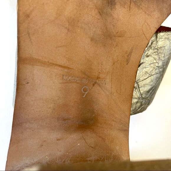 Madewell Warren Sandal in Silver and Leather , Sz 9‎ - Picture 8 of 11